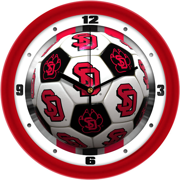 South Dakota Wall Clock - Soccer