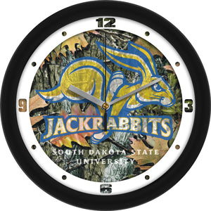 South Dakota State Wall Clock - Camo