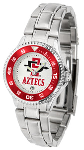 San Diego State Competitor Steel Ladies Watch