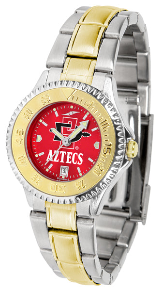 San Diego State Competitor Two-Tone Ladies Watch - AnoChrome