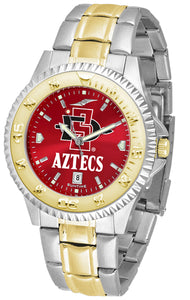 San Diego State Competitor Two-Tone Men’s Watch - AnoChrome