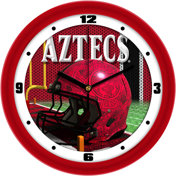 San Diego State Wall Clock - Football Helmet