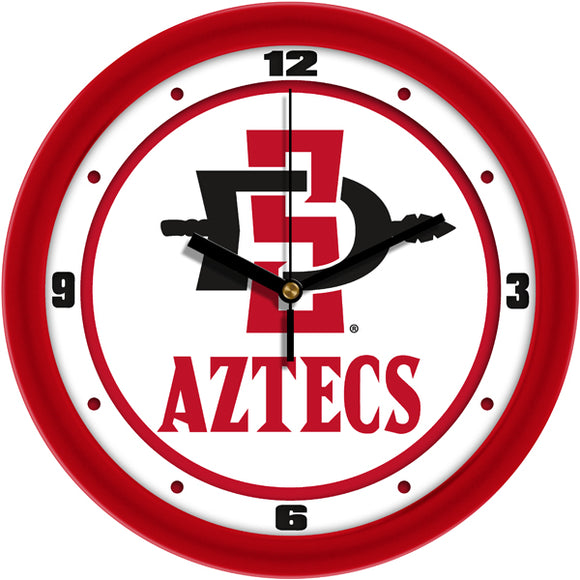 San Diego State Wall Clock - Traditional