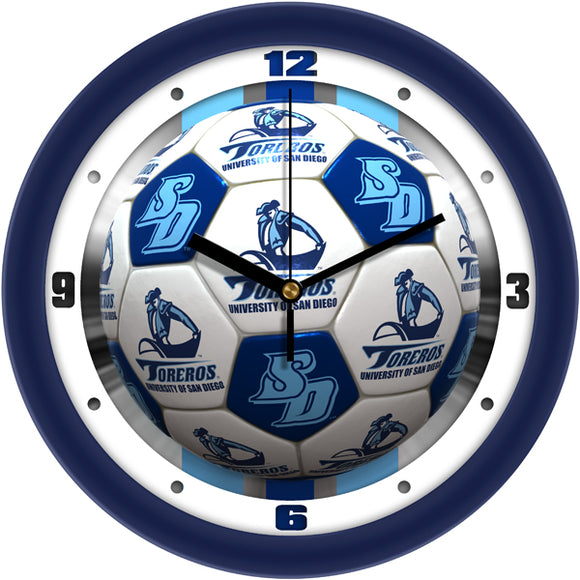 San Diego Toreros Wall Clock - Soccer