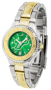South Florida Bulls Competitor Two-Tone Ladies Watch - AnoChrome