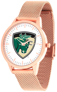 South Florida Bulls Statement Mesh Band Unisex Watch - Rose