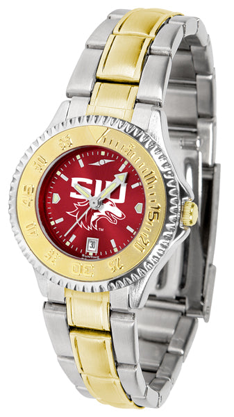 Southern Illinois Competitor Two-Tone Ladies Watch - AnoChrome