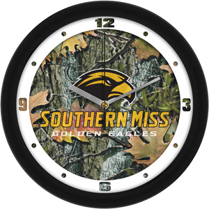 Southern Miss Wall Clock - Camo