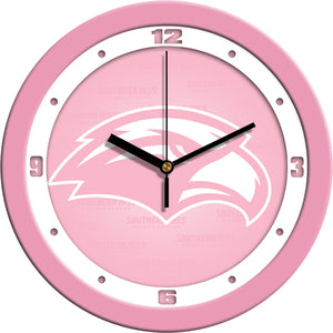 Southern Miss Wall Clock - Pink