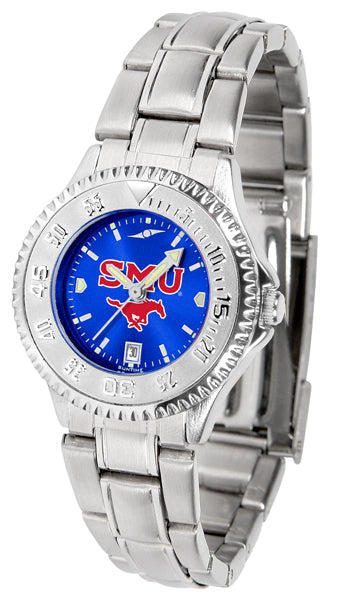 SMU Mustangs Competitor Steel Ladies Watch - AnoChrome