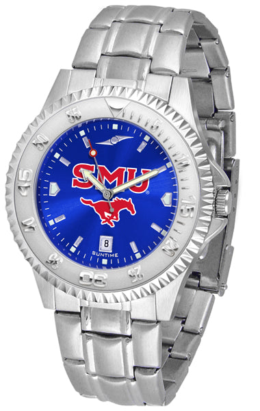 SMU Mustangs Competitor Steel Men’s Watch - AnoChrome