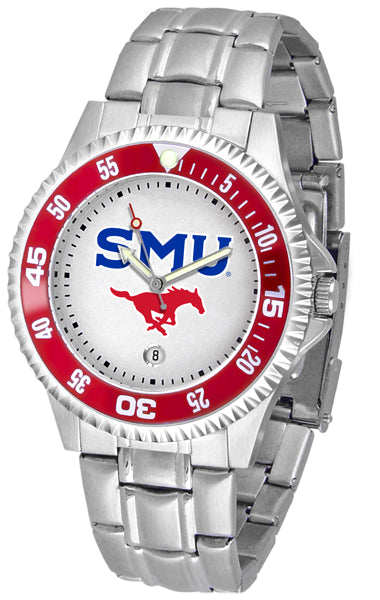 SMU Mustangs Competitor Steel Men’s Watch