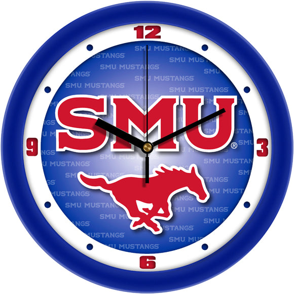 SMU Mustangs Wall Clock - Dimension