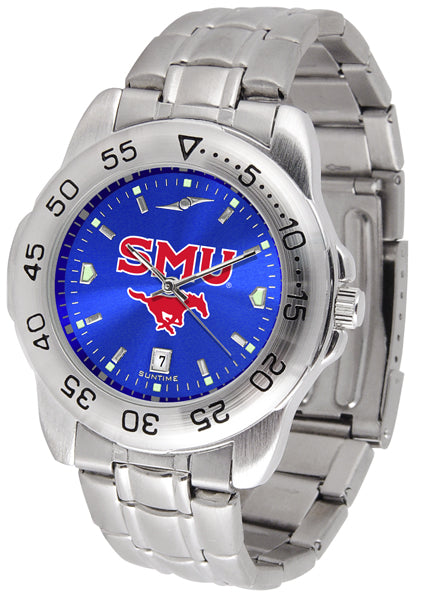 SMU Mustangs Sport Steel Men’s Watch - AnoChrome