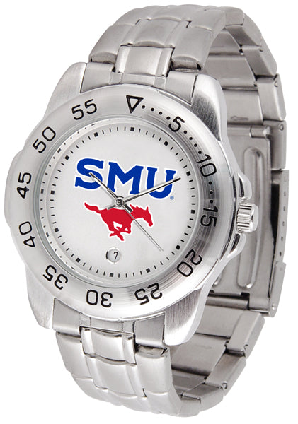 SMU Mustangs Sport Steel Men’s Watch