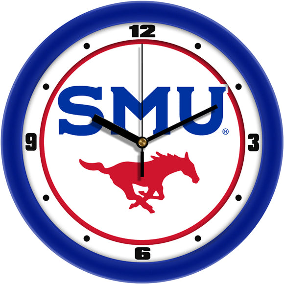 SMU Mustangs Wall Clock - Traditional