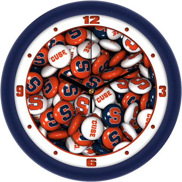 Syracuse Orange Wall Clock - Candy