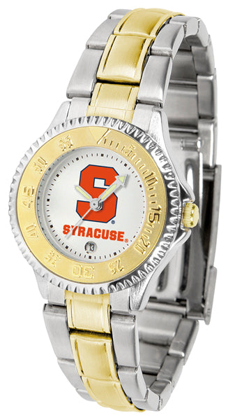 Syracuse Orange Competitor Two-Tone Ladies Watch