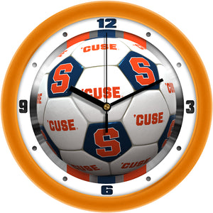 Syracuse Orange Wall Clock - Soccer