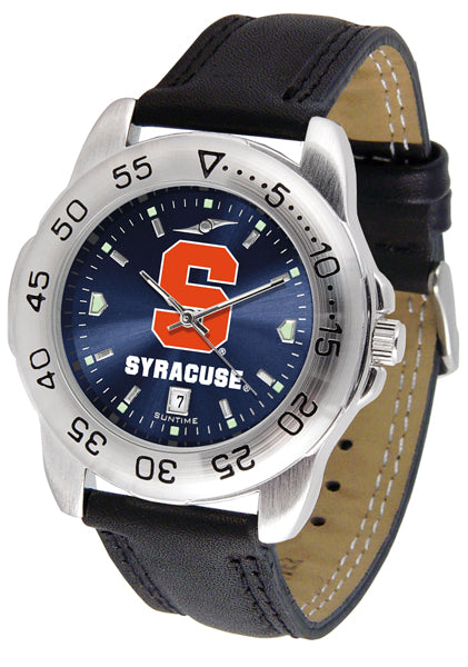 Syracuse Orange Sport Leather Men’s Watch - AnoChrome