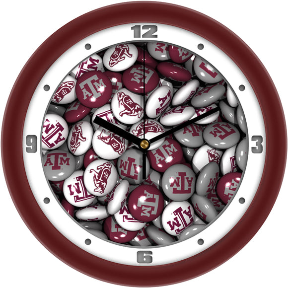 Texas A&M Wall Clock - Candy