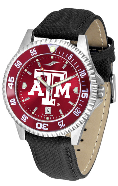 Texas A&M Competitor Men’s Watch - AnoChrome - Color Bezel