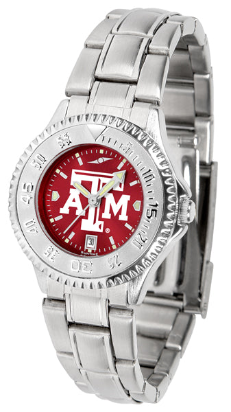 Texas A&M Competitor Steel Ladies Watch - AnoChrome