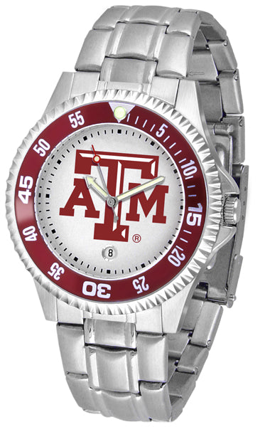 Texas A&M Competitor Steel Men’s Watch
