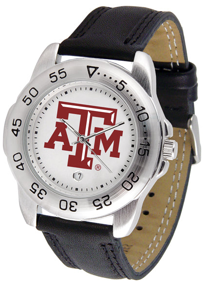 Texas A&M Sport Leather Men’s Watch