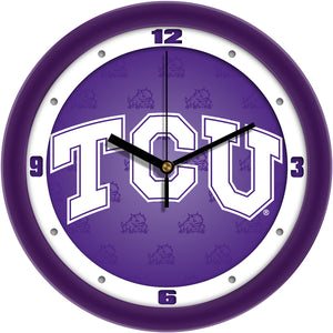 TCU Horned Frogs Wall Clock - Dimension