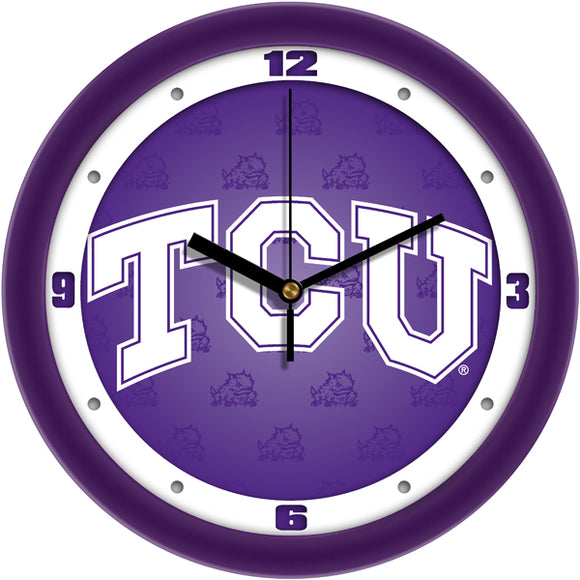 TCU Horned Frogs Wall Clock - Dimension