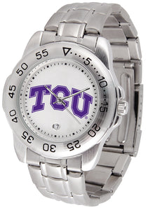 TCU Horned Frogs Sport Steel Men’s Watch