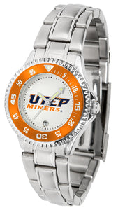 Texas El Paso Competitor Steel Ladies Watch