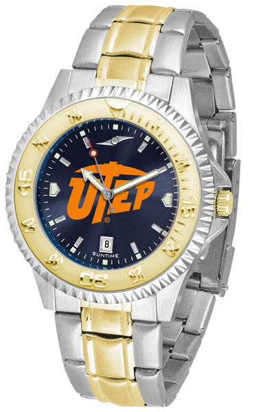 Texas El Paso Competitor Two-Tone Men’s Watch - AnoChrome