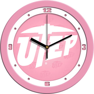 Texas El Paso Wall Clock - Pink