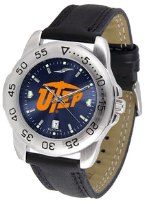 Texas El Paso Sport Leather Men’s Watch - AnoChrome