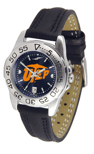 Texas El Paso Sport Leather Ladies Watch - AnoChrome