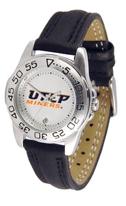 Texas El Paso Sport Leather Ladies Watch