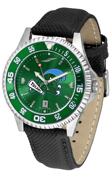 Tulane Green Wave Competitor Men’s Watch - AnoChrome - Color Bezel