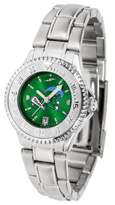 Tulane Green Wave Competitor Steel Ladies Watch - AnoChrome