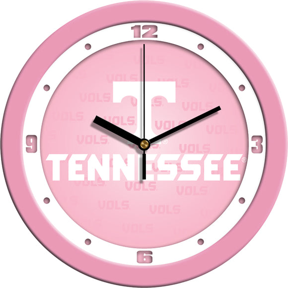 Tennessee Volunteers Wall Clock - Pink