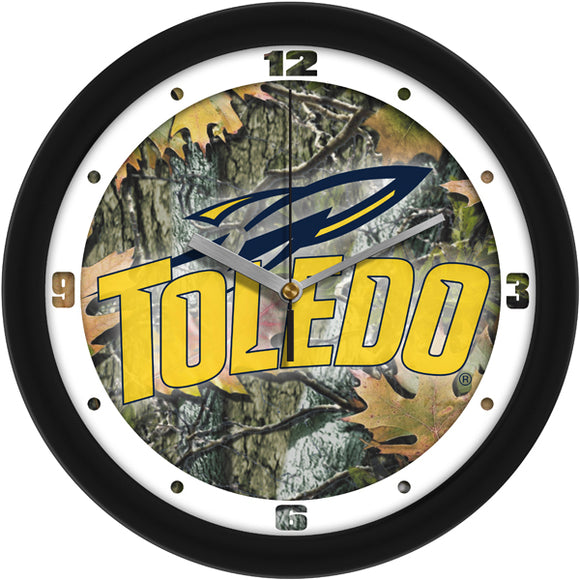 Toledo Rockets Wall Clock - Camo
