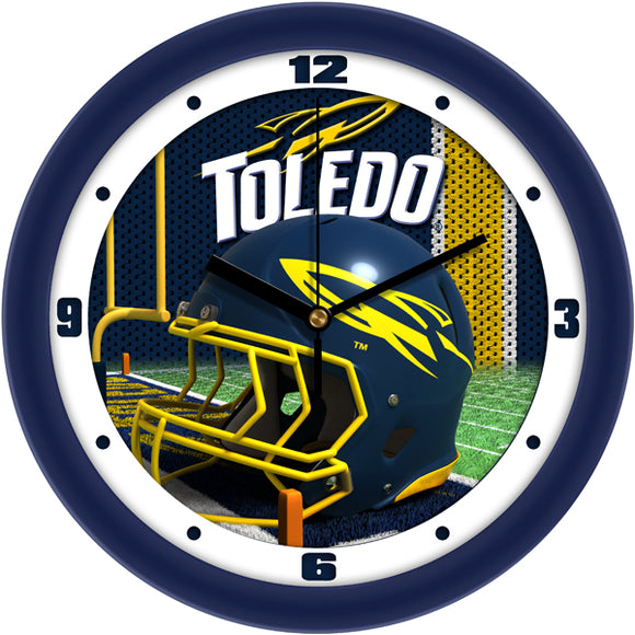 Toledo Rockets Wall Clock - Football Helmet