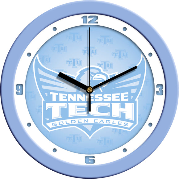 Tennessee Tech Wall Clock - Baby Blue