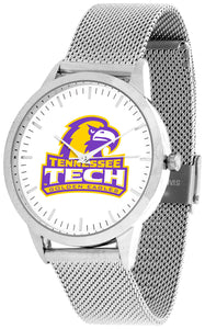 Tennessee Tech Statement Mesh Band Unisex Watch - Silver