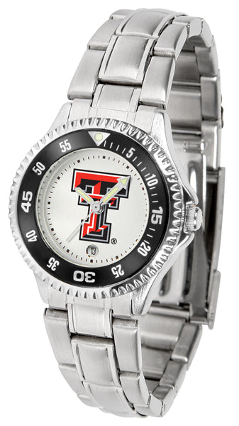 Texas Tech Competitor Steel Ladies Watch