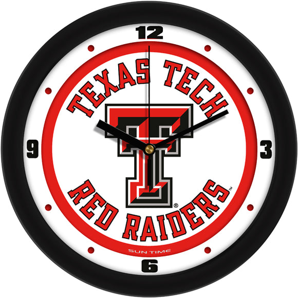 Texas Tech Wall Clock - Traditional
