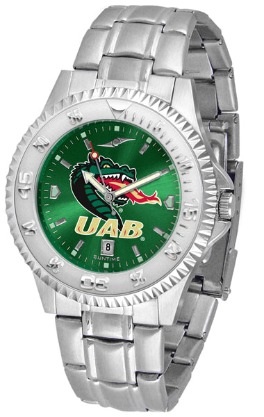 UAB Blazers Competitor Steel Men’s Watch - AnoChrome