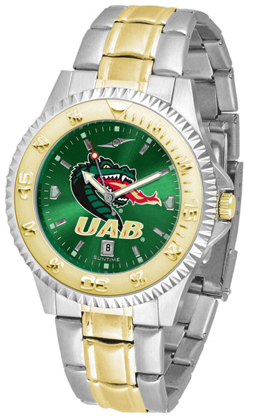 UAB Blazers Competitor Two-Tone Men’s Watch - AnoChrome