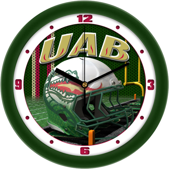 UAB Blazers Wall Clock - Football Helmet